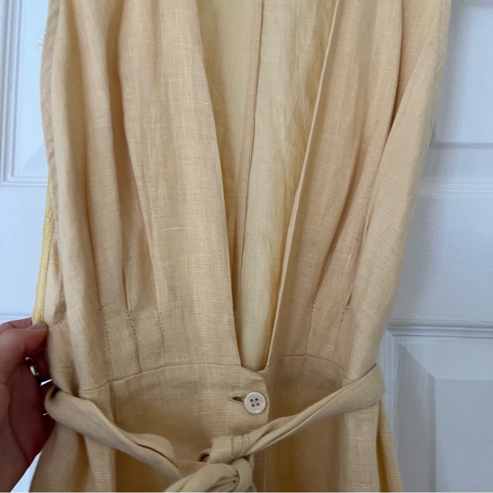 Reformation Button down Yellow Dress - Picture 7 of 11